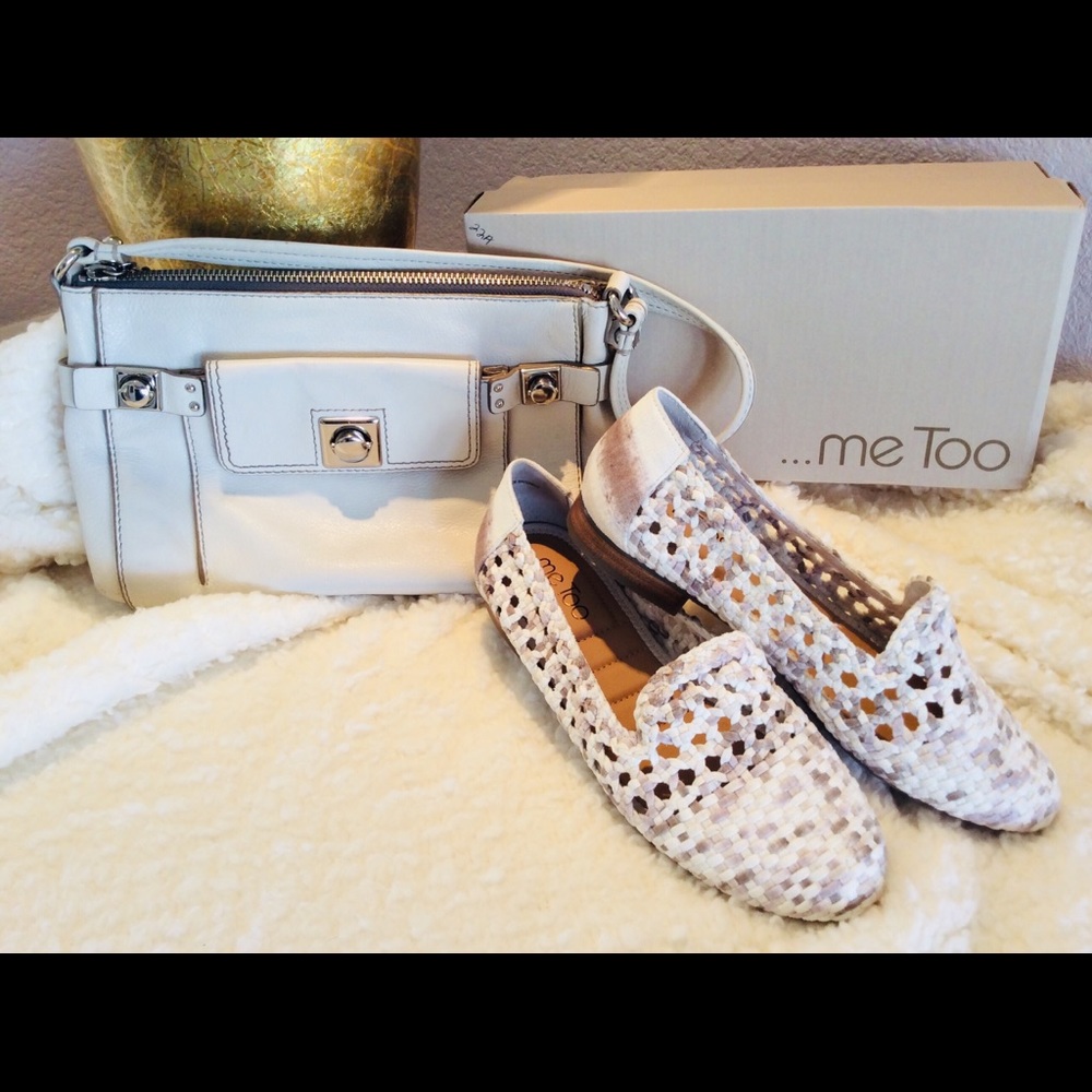 Me Too Yenn Laser Cut Nubuck Leather Flat